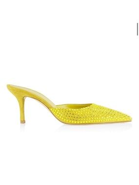 Paris Texas Hollywood Embellished
Suede Mules
